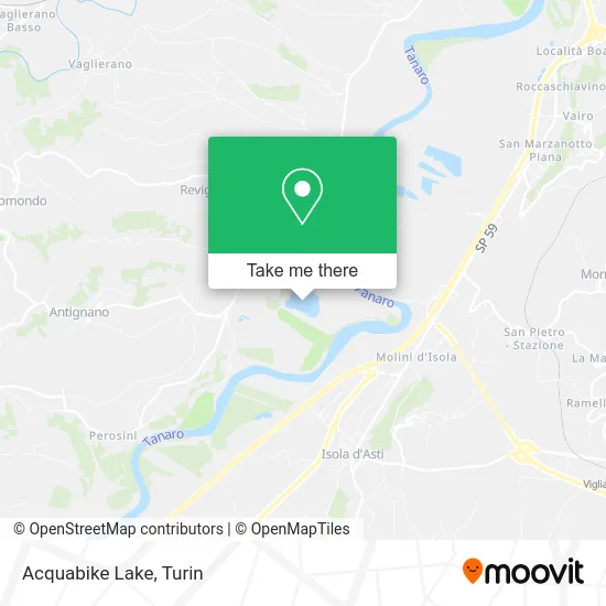 Lake Acquabike map