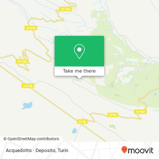 Acquedotto - Deposito map