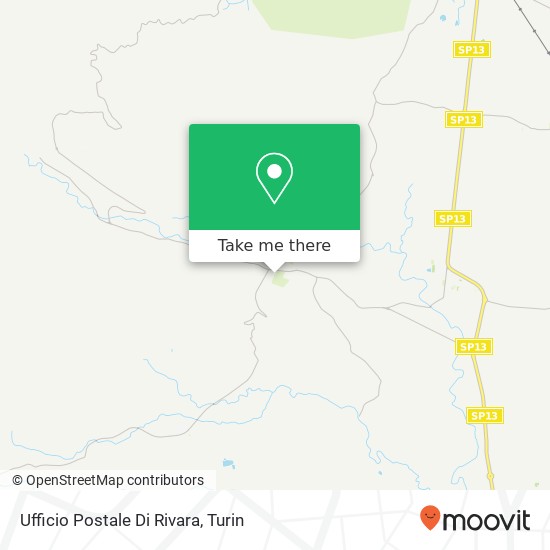 Ufficio Postale Di Rivara map