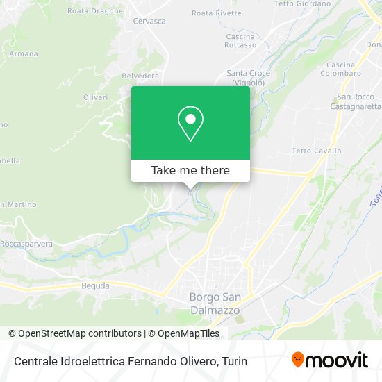 Centrale Idroelettrica Fernando Olivero map