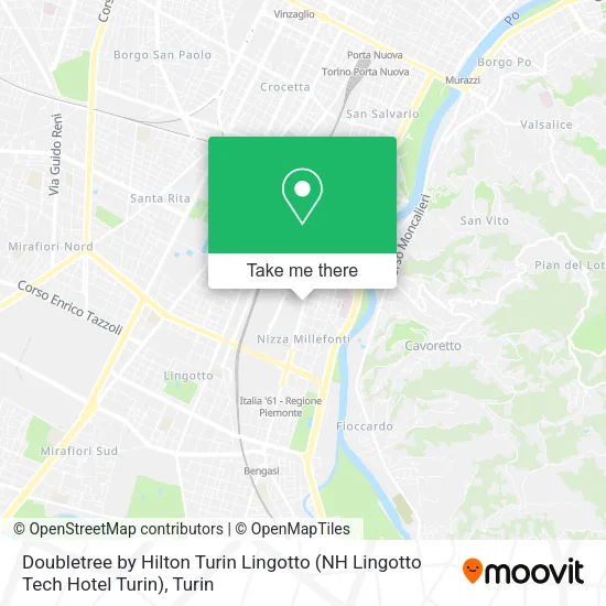 Doubletree by Hilton Turin Lingotto (NH Lingotto Tech Hotel Turin) map