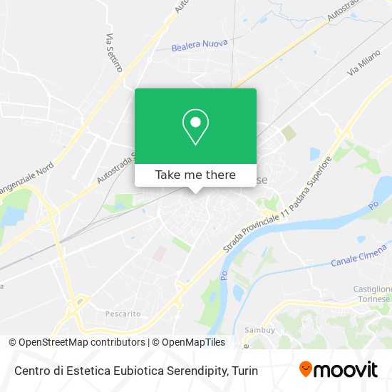 Centro di Estetica Eubiotica Serendipity map