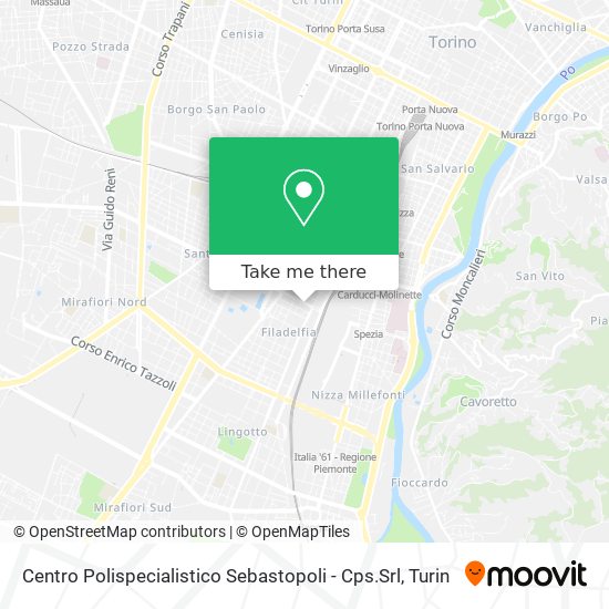 Centro Polispecialistico Sebastopoli - Cps.Srl map