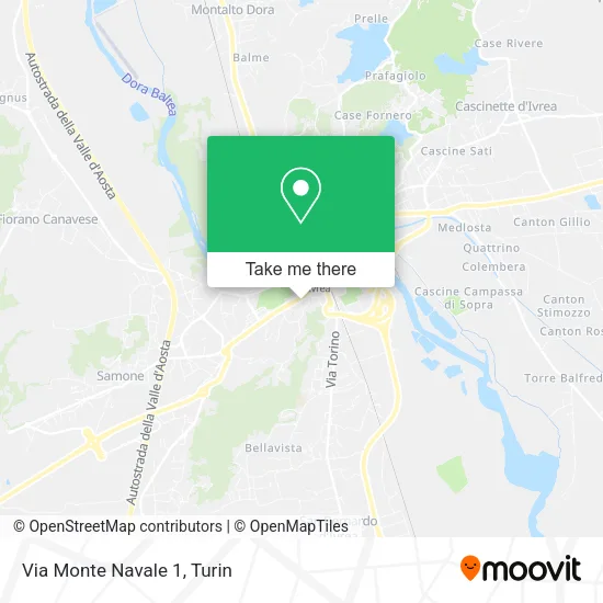 Via Monte Navale 1 map