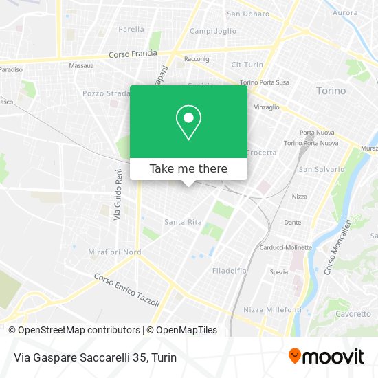 Via Gaspare Saccarelli 35 map