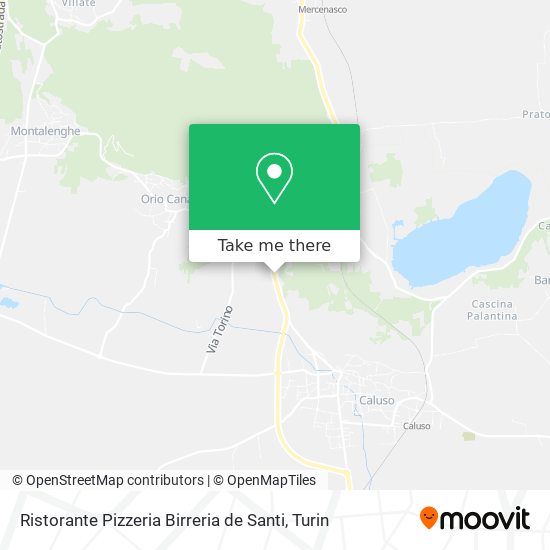 Ristorante Pizzeria Birreria de Santi map