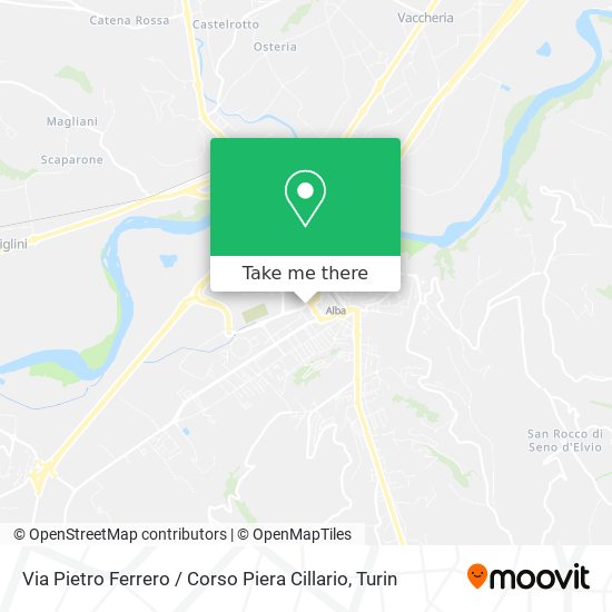Via Pietro Ferrero / Corso Piera Cillario map