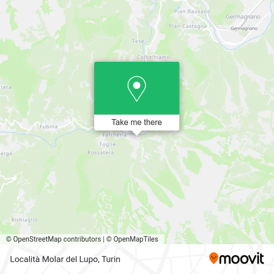Wolf Molar Location map