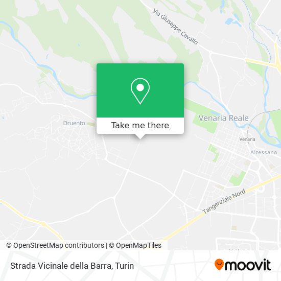 Strada Vicinale della Barra map