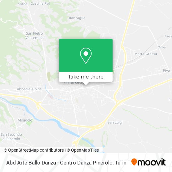 Abd Arte Ballo Danza - Centro Danza Pinerolo map