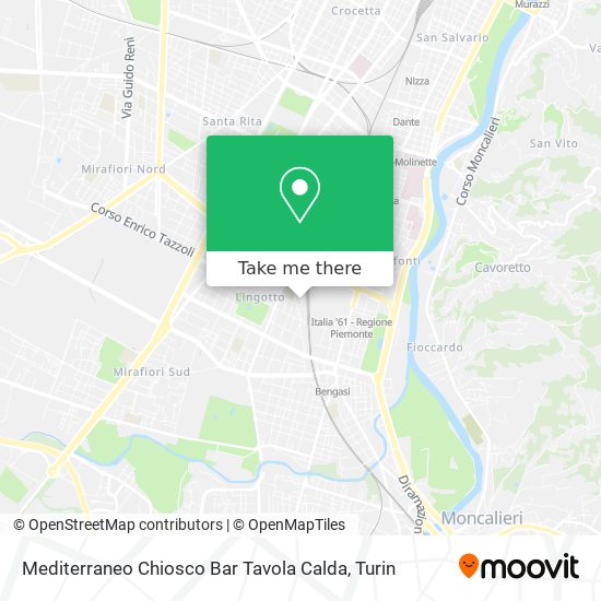 Mediterraneo Chiosco Bar Tavola Calda map