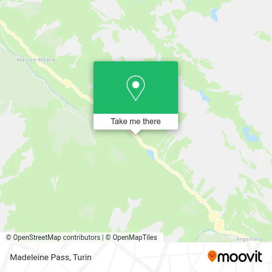 Madeleine Pass map