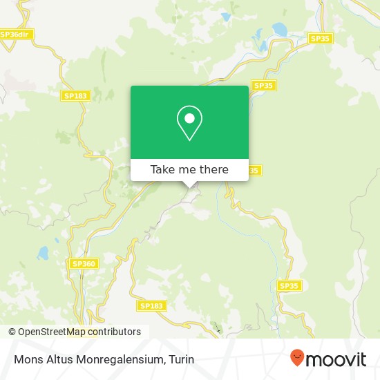 Mons Altus Monregalensium map