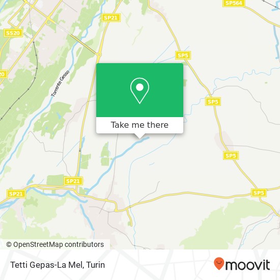 Tetti Gepas-La Mel map