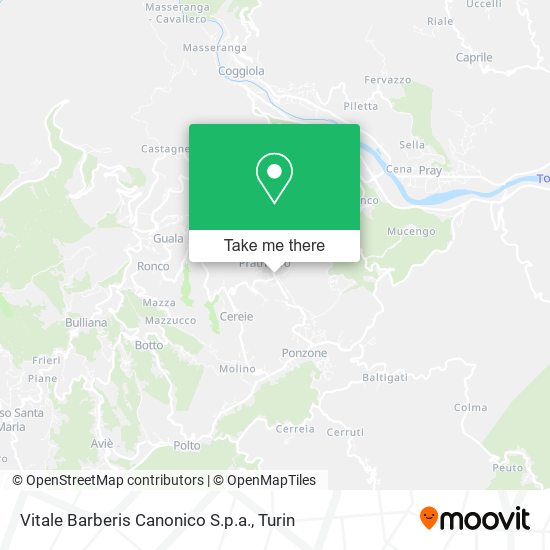 Vitale Barberis Canonico S.p.a. map