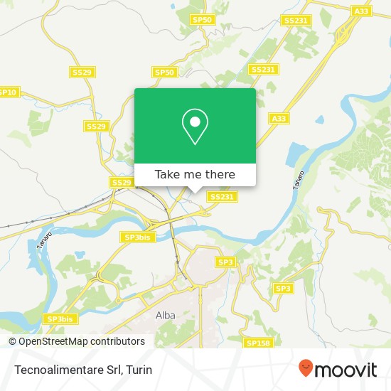 Tecnoalimentare Srl map