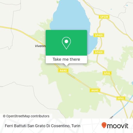 Ferri Battuti San Grato Di Cosentino map