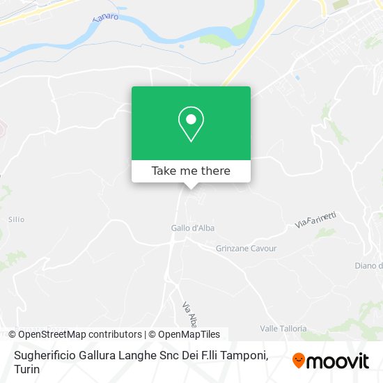 Sugherificio Gallura Langhe Snc Dei F.lli Tamponi map