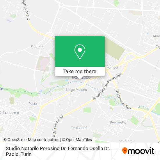 Studio Notarile Perosino Dr. Fernanda Osella Dr. Paolo map