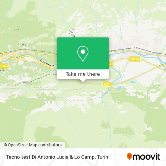 Tecno-test Di Antonio Lucia & Lo Camp map