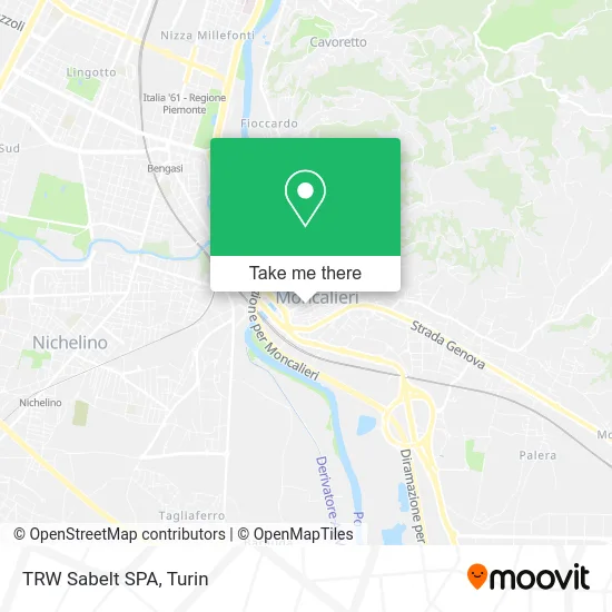 TRW Sabelt SPA map