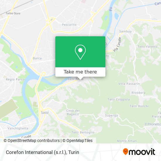 Corefon International (s.r.l.) map
