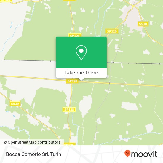 Bocca Comorio Srl map