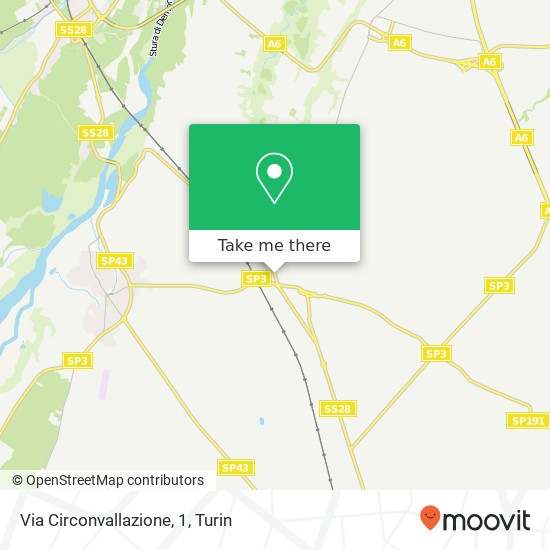 Via Circonvallazione, 1 map