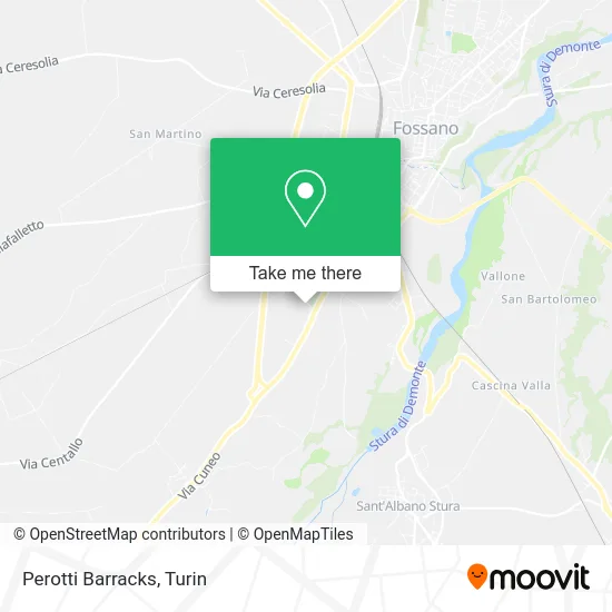 Perotti Barracks map