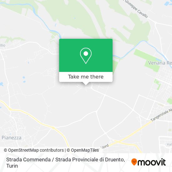 Strada Commenda / Strada Provinciale di Druento map