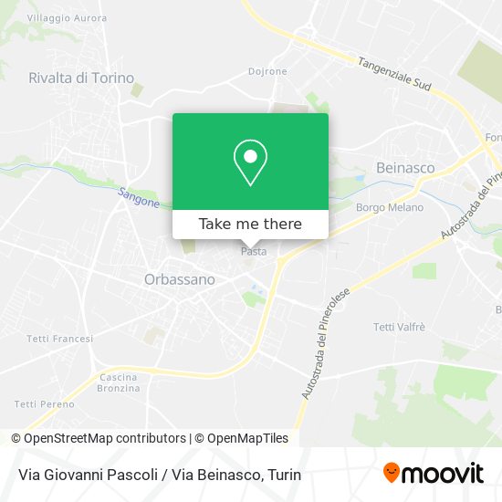 Via Giovanni Pascoli / Via Beinasco map