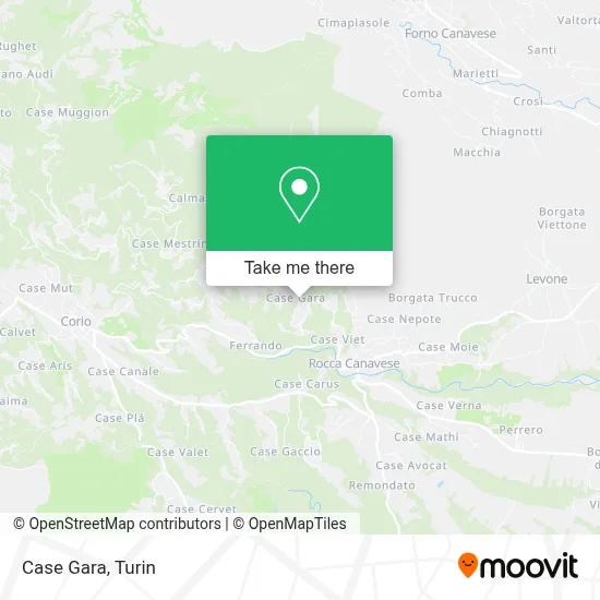 Case Gara map