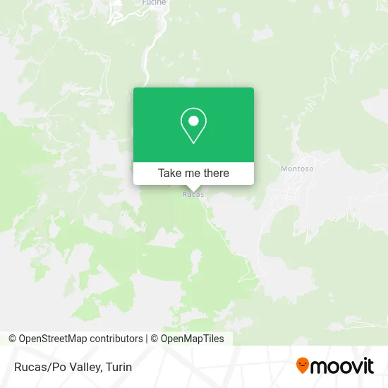 Rucas/Po Valley map
