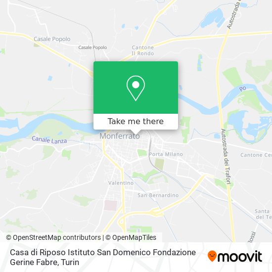 Casa di Riposo Istituto San Domenico Fondazione Gerine Fabre map