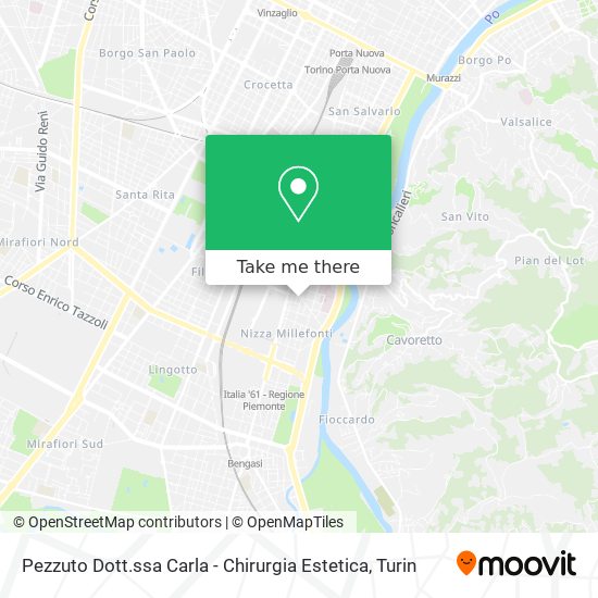 Pezzuto Dott.ssa Carla - Chirurgia Estetica map