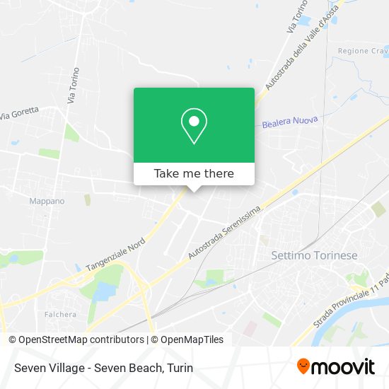 Seven Village - Seven Beach map