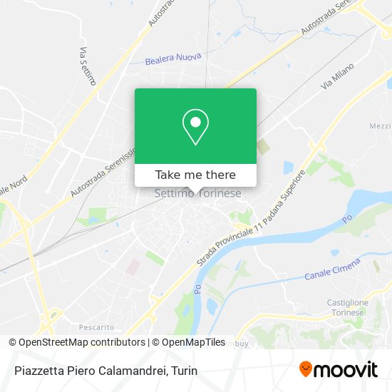 Piazzetta Piero Calamandrei map