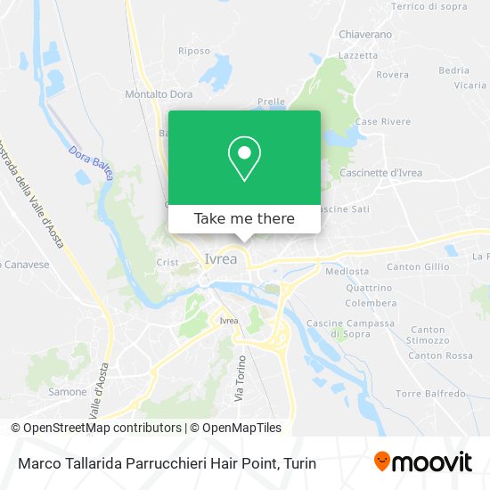 Marco Tallarida Parrucchieri Hair Point map
