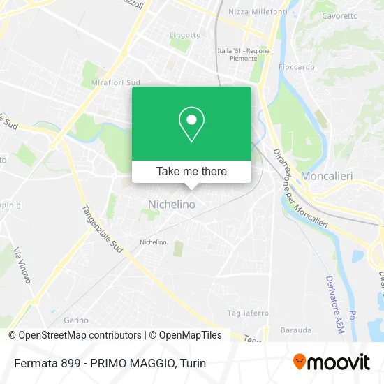 Fermata 899 - PRIMO MAGGIO map