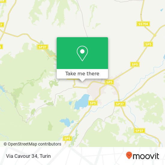 Via Cavour 34 map