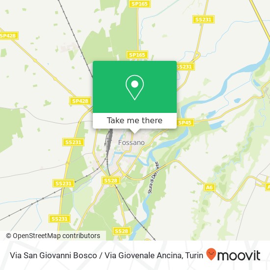 Via San Giovanni Bosco / Via Giovenale Ancina map