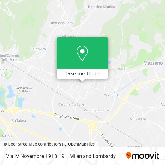 Via IV Novembre 1918  191 map