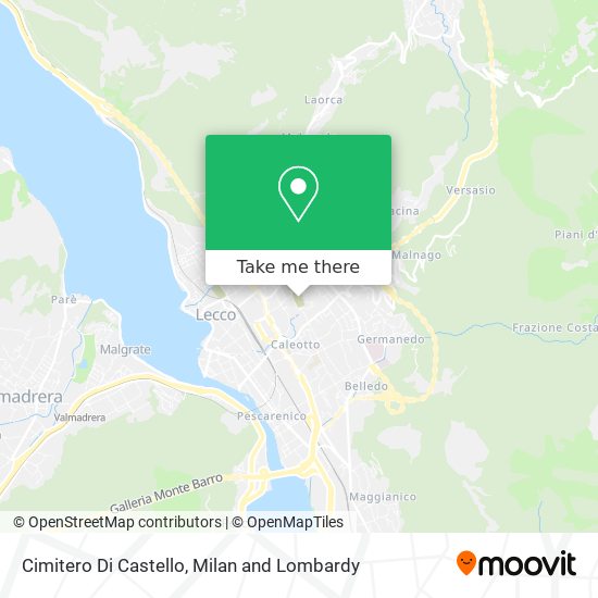 Cimitero Di Castello map