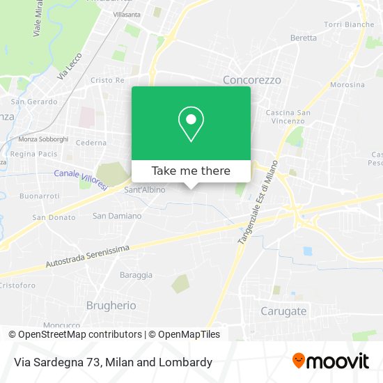 Via Sardegna  73 map