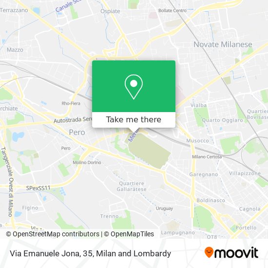 Via Emanuele Jona, 35 map