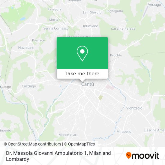 Dr. Massola Giovanni Ambulatorio 1 map