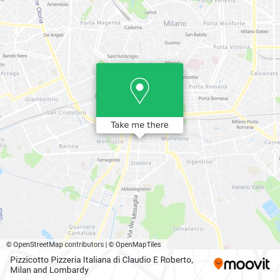 Pizzicotto Pizzeria Italiana di Claudio E Roberto map