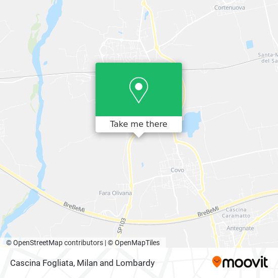 Cascina Fogliata map