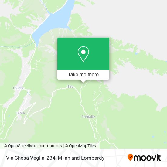 Via Chésa Véglia, 234 map