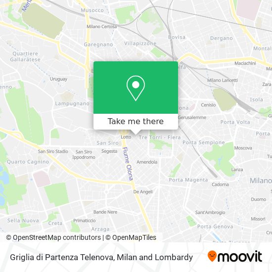 Griglia di Partenza Telenova map